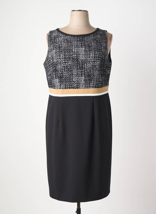 Rochie midi fără mâneci fără mâneci negru VERA MONT femme