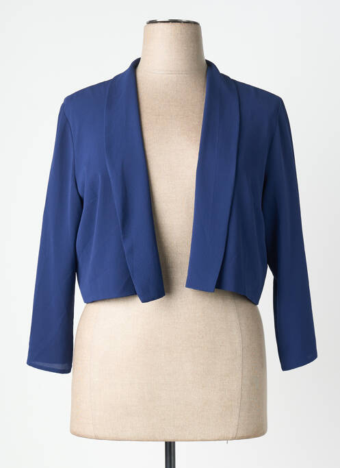 Bolero mâneci lungi albastru închis ANDAMIO femme