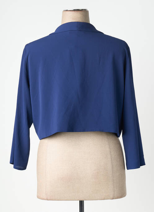 Bolero mâneci lungi albastru închis ANDAMIO femme