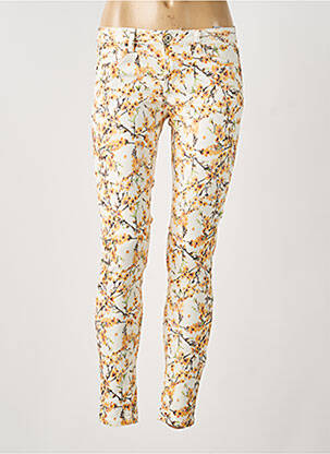 Pantalon slim talie joasă talie joasă bej TOXIK3 femeie