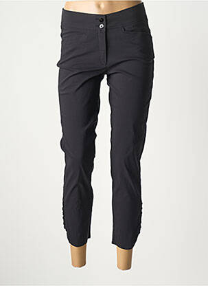 Pantalon 7/8 țesătură poplin mărime normală negru QUATTRO femeie
