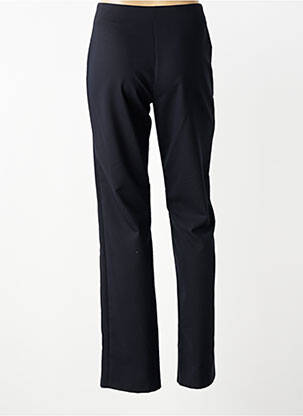 Pantalon drept închidere cu fermoar sub clapetă cu nasturi negru QUATTRO femeie