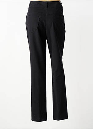 Pantalon drept închidere cu fermoar sub clapetă cu nasturi negru QUATTRO femeie