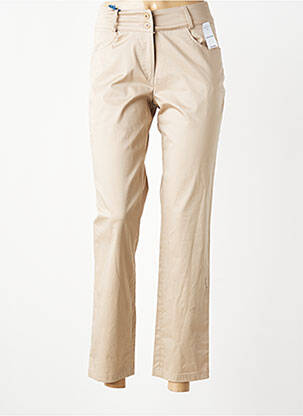 Pantalon 7/8 buzunare bej QUATTRO femeie