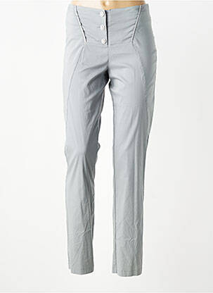 Pantalon slim buzunare gri QUATTRO femeie