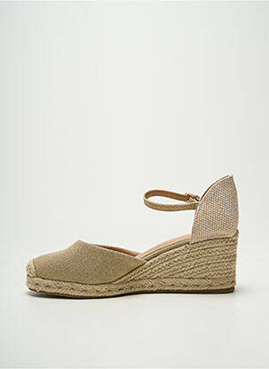 Espadrile tip de talpă amortizantă toc de 7 la 9 cm auriu FINDLAY femeie