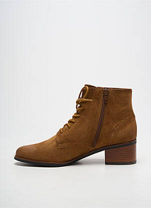 Botine/ghete toc pătrat toc de 4 la 6 cm maro FUGITIVE BY FRANCESCO ROSSI femeie