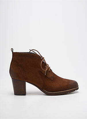 Botine/ghete toc pătrat toc de 4 la 6 cm maro FUGITIVE BY FRANCESCO ROSSI femeie