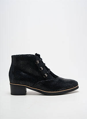 Botine/ghete țesătură satinată toc de 4 la 6 cm negru FUGITIVE BY FRANCESCO ROSSI femeie