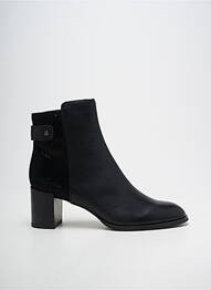 Botine/ghete țesătură satinată toc de 4 la 6 cm negru FUGITIVE BY FRANCESCO ROSSI femme