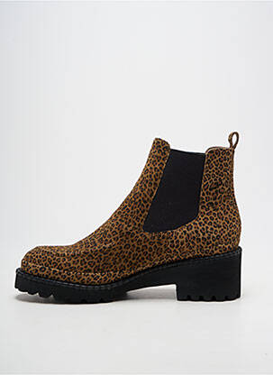 Botine/ghete toc mic toc de 4 la 6 cm maro FUGITIVE BY FRANCESCO ROSSI femeie