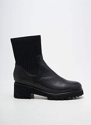 Botine/ghete material neted toc de 4 la 6 cm negru FUGITIVE BY FRANCESCO ROSSI femeie
