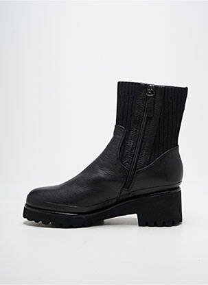 Botine/ghete material neted toc de 4 la 6 cm negru FUGITIVE BY FRANCESCO ROSSI femeie