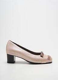 Pantofi cu toc toc pătrat toc de 4 la 6 cm bej JMG HOUCKE femme