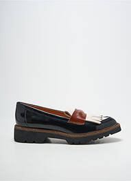 Mocasini material neted toc de 4 la 6 cm negru FUGITIVE BY FRANCESCO ROSSI femme