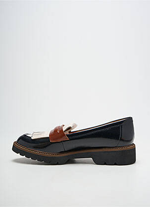 Mocasini material neted toc de 4 la 6 cm negru FUGITIVE BY FRANCESCO ROSSI femeie