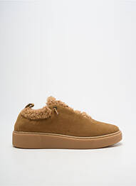 Adidași închidere elastică toc de 4 la 6 cm maro FUGITIVE BY FRANCESCO ROSSI femme
