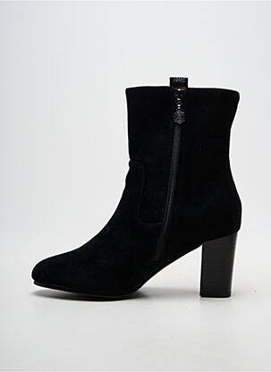 Botine/ghete toc pătrat toc de 7 la 9 cm negru EMILIE KARSTON femeie