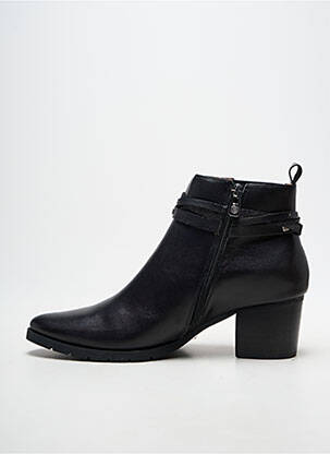Botine/ghete vârf ascuțit toc de 4 la 6 cm negru EMILIE KARSTON femeie