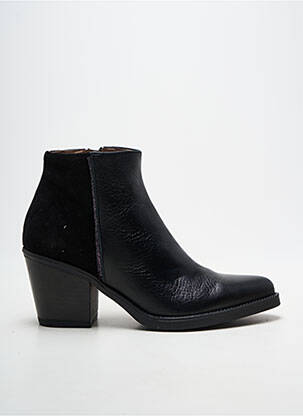 Botine/ghete vârf ascuțit toc de 7 la 9 cm negru PATRICIA MILLER femeie