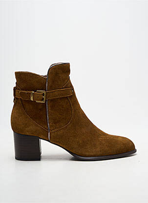 Botine/ghete toc pătrat toc de 4 la 6 cm maro EMILIE KARSTON femeie