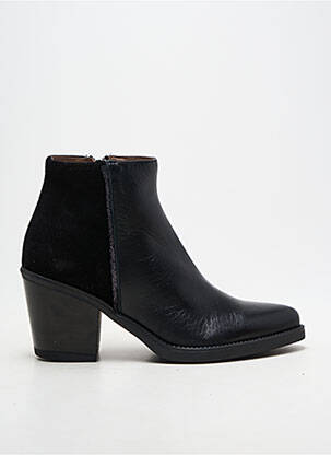 Botine/ghete vârf ascuțit toc de 7 la 9 cm negru PATRICIA MILLER femeie