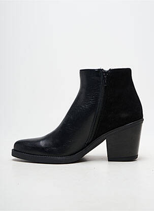 Botine/ghete vârf ascuțit toc de 7 la 9 cm negru PATRICIA MILLER femeie