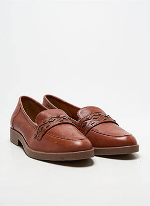 Mocasini vârf rotund toc plat până la 3 cm maro EMILIE KARSTON femeie