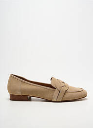 Mocasini vârf rotund toc plat până la 3 cm bej EMILIE KARSTON femme