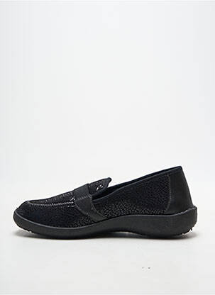 Papuci/pantofi de casă țesătură satinată toc plat până la 3 cm negru FARGEOT femeie