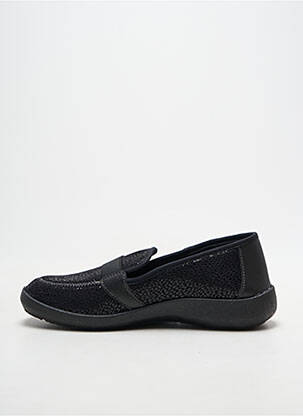 Papuci/pantofi de casă țesătură satinată toc plat până la 3 cm negru FARGEOT femeie