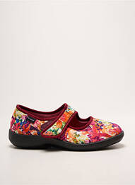 Papuci/pantofi de casă închidere cu arici toc plat până la 3 cm violet FARGEOT femme