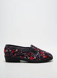 Papuci/pantofi de casă vârf rotund toc plat până la 3 cm negru FARGEOT femme