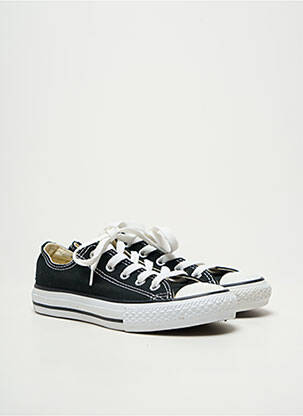 Adidași vârf rotund vârf rotund negru CONVERSE copil