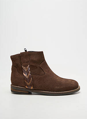 Botine/ghete toc mic toc mic maro REQINS fată