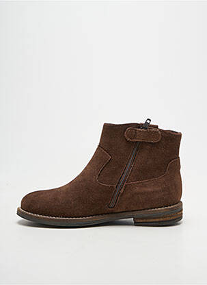 Botine/ghete toc mic toc mic maro REQINS fată