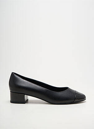 Pantofi cu toc material neted toc plat până la 3 cm negru EMILIE KARSTON femeie