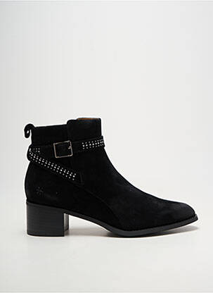 Botine/ghete vârf ascuțit toc de 4 la 6 cm negru MAM'ZELLE femeie
