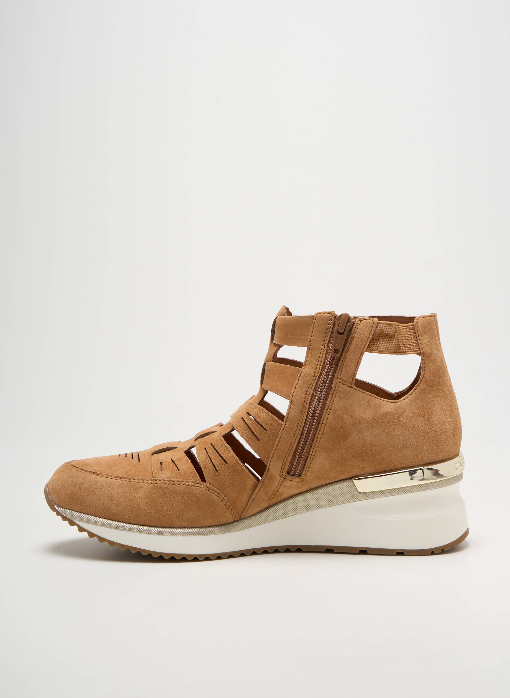 Botine/ghete vârf rotund toc de 4 la 6 cm maro MAM'ZELLE femeie