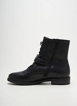 Botine/ghete umplută toc plat până la 3 cm negru REMONTE femeie