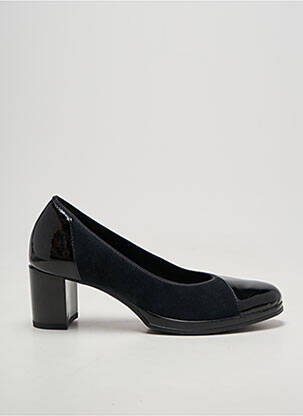 Pantofi cu toc material neted toc de 4 la 6 cm negru ARA femeie