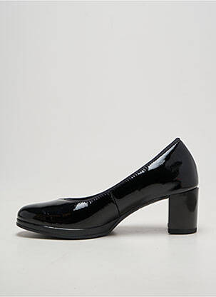 Pantofi cu toc material neted toc de 4 la 6 cm negru ARA femeie