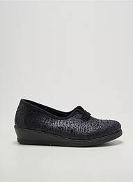Papuci/pantofi de casă arcadă plantară toc plat până la 3 cm negru ROHDE femme