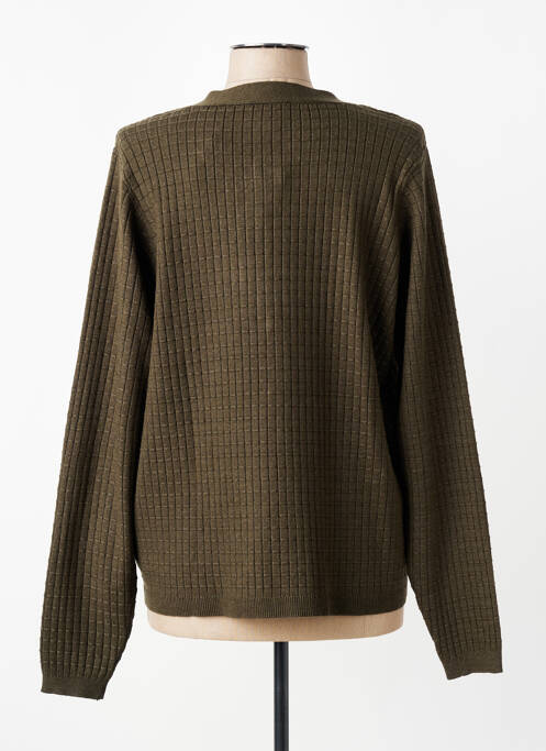 Vestă cu mâneci lungi elasticitate verde ZHENZI femme