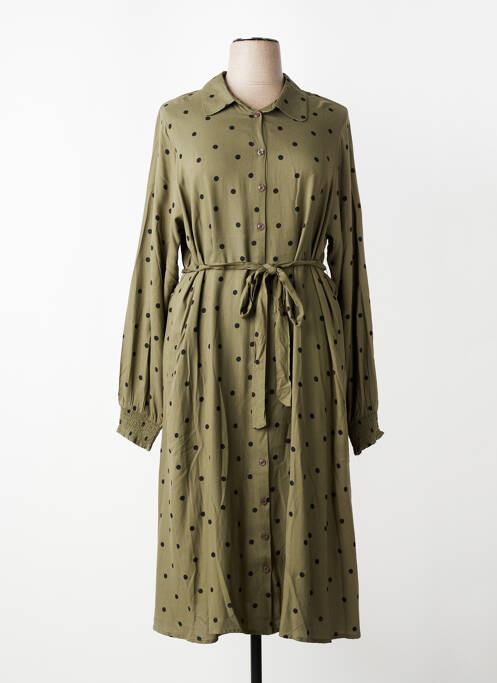 Rochie lungă mâneci lungi mâneci lungi verde ZHENZI femme