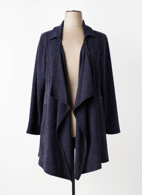 Vestă cu mâneci lungi elasticitate albastru 2W PARIS femme
