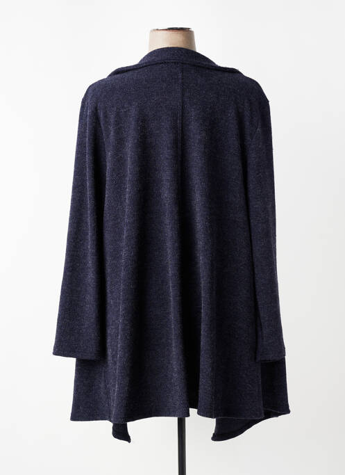 Vestă cu mâneci lungi elasticitate albastru 2W PARIS femme