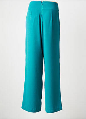 Pantalon larg țesătură crep mărime normală verde MD'M femeie