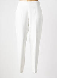 Pantalon drept elasticitate mărime normală alb GREGORY PAT femme