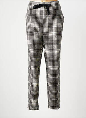 Pantalon drept elasticitate mărime normală negru LA FEE MARABOUTEE femeie